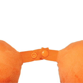 Подушка Basic из микрофибры с эффектом памяти U-shape, оранжевый