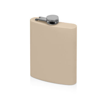 Фляжка 240 мл Remarque soft touch, 304 сталь, бежевый