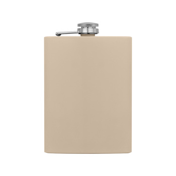 Фляжка 240 мл Remarque soft touch, 304 сталь, бежевый
