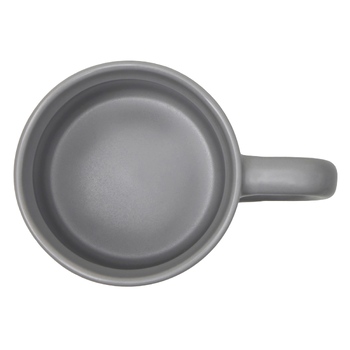 Кружка с волнистым краем "Флора", серый