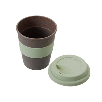 Стакан с силиконовой крышкой "Cafe", olive