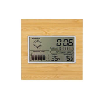 Метеостанция из бамбука "Moscow Heat"