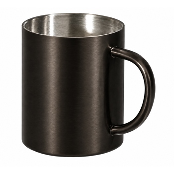 Стальная кружка с двойными стенками "Altai", gun metal