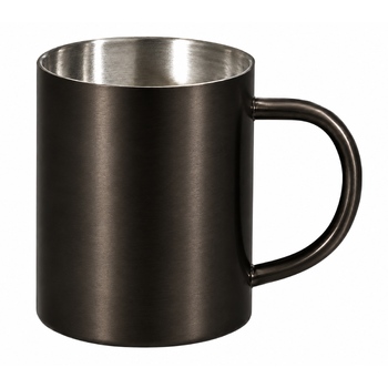 Стальная кружка с двойными стенками "Altai", gun metal