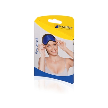 Повязка для глаз Travel Blue Eye Mask, синий/черный