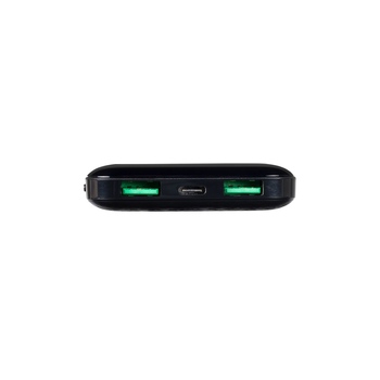 VA2540 (10 000mAh), QC/PD 20W внешний аккумулятор с дисплеем, черный