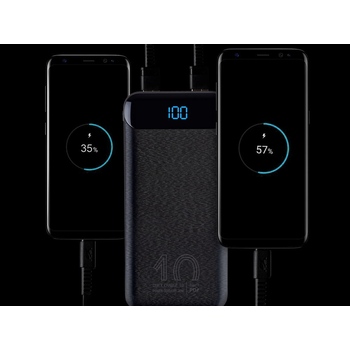 VA2540 (10 000mAh), QC/PD 20W внешний аккумулятор с дисплеем, черный