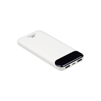 RIVACASE VA2240 (10000mAh) с дисплеем, белый, внешний аккумулятор 12/48