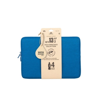 RIVACASE 7703 azure blue ECO чехол для ноутбука 13.3-14" / 12