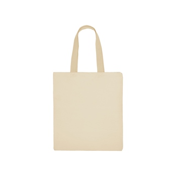 Сумка для шопинга Steady из хлопка с парусиновыми ручками, 260 г/м2, натуральный
