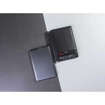 Портмоне с зарядным устройством «INE», 3000 mAh, черный