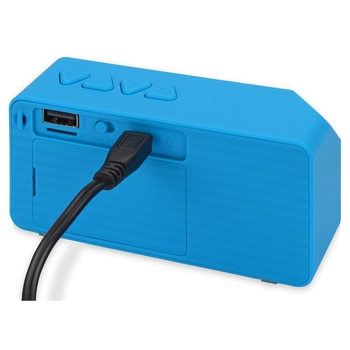 Портативная колонка "Bermuda" с функцией Bluetooth, голубой