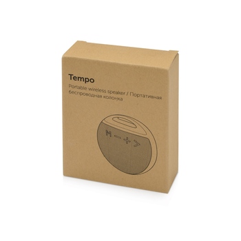 Портативная колонка «Tempo», красный