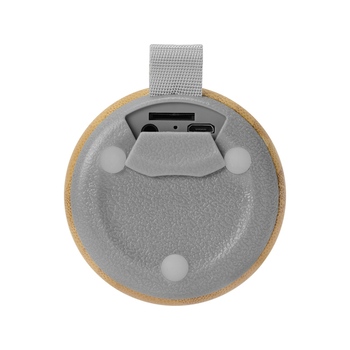 Портативная колонка из бамбука "Bongo", натуральный (Р)