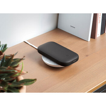 Внешний аккумулятор с беспроводной колонкой Powersound, черный
