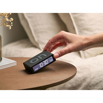 Часы настольные Flip Mini, черный
