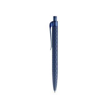 Ручка шариковая QS 01 PRT "софт-тач", синий