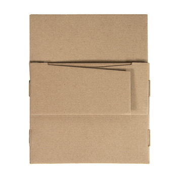 Коробка подарочная Big BOX, размер: 24 x 21 x 11 см картон МГК бур., самосборная