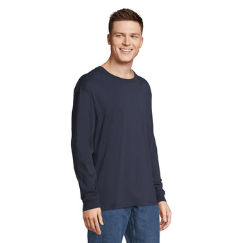 Футболка мужская PIONEER Long Sleeve,темно-синий,XL, 100% хлопок,175 г/м2