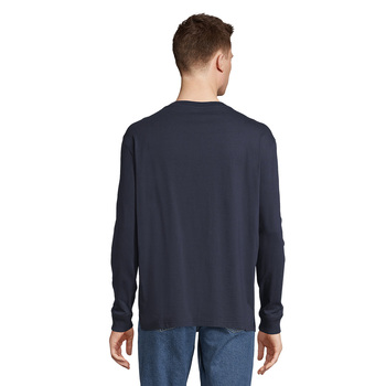 Футболка мужская PIONEER Long Sleeve,темно-синий,XL, 100% хлопок,175 г/м2