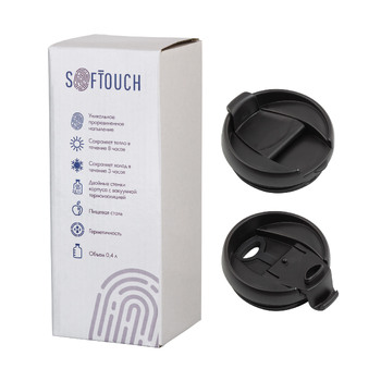 Термостакан "Монтана" 400 мл, покрытие soft touch