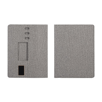 Настольная складная подставка "Cool Mat" с беспроводным (15W) ЗУ, сенсорной подсветкой логотипа, функцией MagSafe и ковриком для мыши