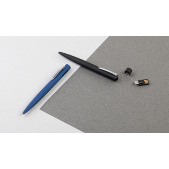 Ручка шариковая "Secret" с флеш-картой OTG 32Gb (USB2.0/Type-C), покрытие soft touch
