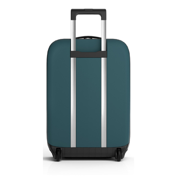 Чемодан складной Rollink Vega II 55x40x20 см, 2 колеса, сине-зеленый