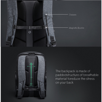 Рюкзак KORIN FlexPack Pro 47х34х18 см, темно-серый