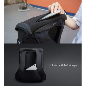 Рюкзак KORIN ClickPack X 45х32х15,5 см, с клапаном, черный