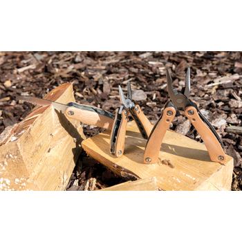Мини-мультитул Wood, коричневый