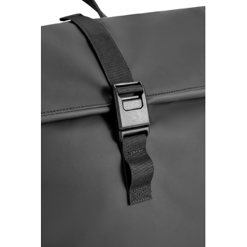 Антикражный водонепроницаемый рюкзак Urban Flap-Top, черный