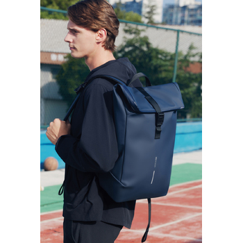 Антикражный водонепроницаемый рюкзак Urban Flap-Top, темно-синий