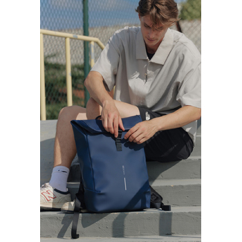 Антикражный водонепроницаемый рюкзак Urban Flap-Top, темно-синий