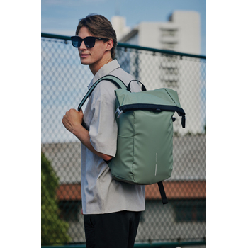 Антикражный рюкзак Urban Roll-top, зеленый