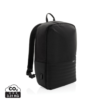 Антикражный рюкзак для ноутбука Swiss Peak с RFID-защитой из rPET AWARE™, 15,6’’