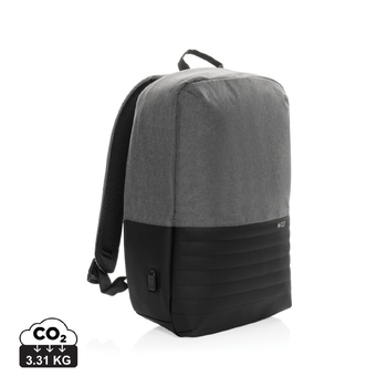 Антикражный рюкзак для ноутбука Swiss Peak с RFID-защитой из rPET AWARE™, 15,6’’