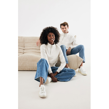 Свитшот на молнии Iqoniq Elgon из переработанного хлопка, 300 г/м²