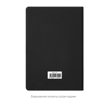 Ежедневник Альфа Битубук (Alpha BtoBook) недатированный, черный (без резинки, без упаковки, без стикера)