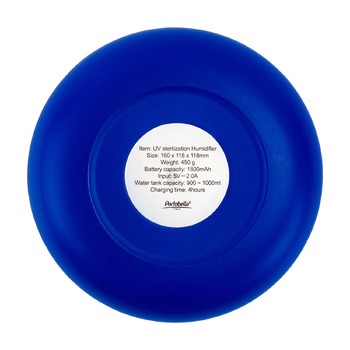 Увлажнитель с антибактериальной UV-лампой Истриа Ультрамарин (Antibacterial Istria Ultramarine), синий