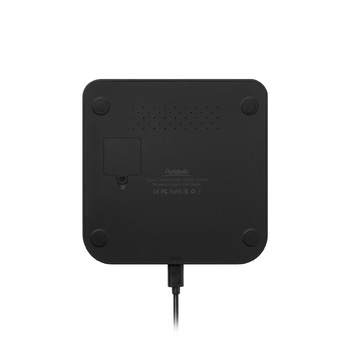 Зарядная станция с часами 15W Ригель (Rigel), черная