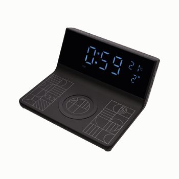 Зарядная станция с часами 15W Зенит (Zenith)