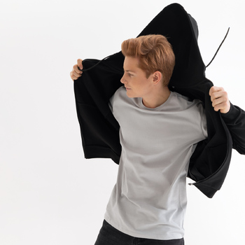 Футболка унисекс Крис (Kris), 150 гр., светло-серая, размер XS