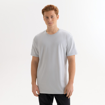 Футболка унисекс Крис (Kris), 150 гр., светло-серая, размер S