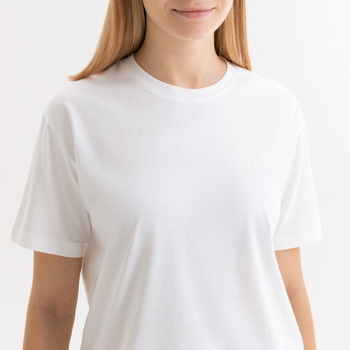 Футболка унисекс Крис (Kris), 150 гр., белая (теплого оттенка), размер XXL