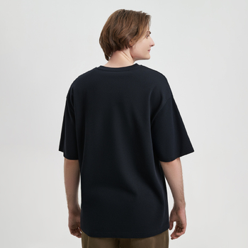 Футболка унисекс премиум Аура (Aura), 200гр. черный, размер 3XL/4XL