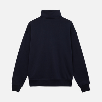 Толстовка на молнии унисекс Флоу (Flow), темно-синяя, размер 3XL/4XL