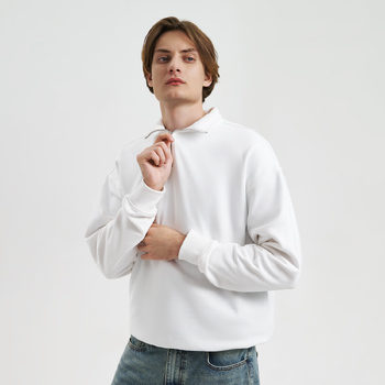 Толстовка на молнии унисекс Флоу (Flow), белая, размер XL/2XL