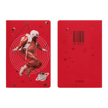 Блокнот Альфа Слим (Alpha slim), красный