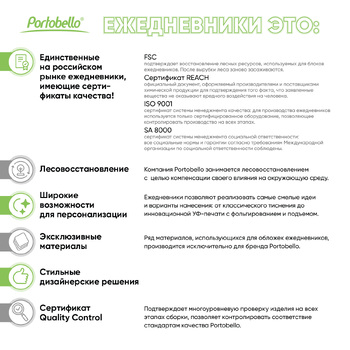 Ежедневник-портфолио Клип (Clip NEO) недатированный в подарочной коробке, синий (в комплекте ручка Sonata BP серебро)